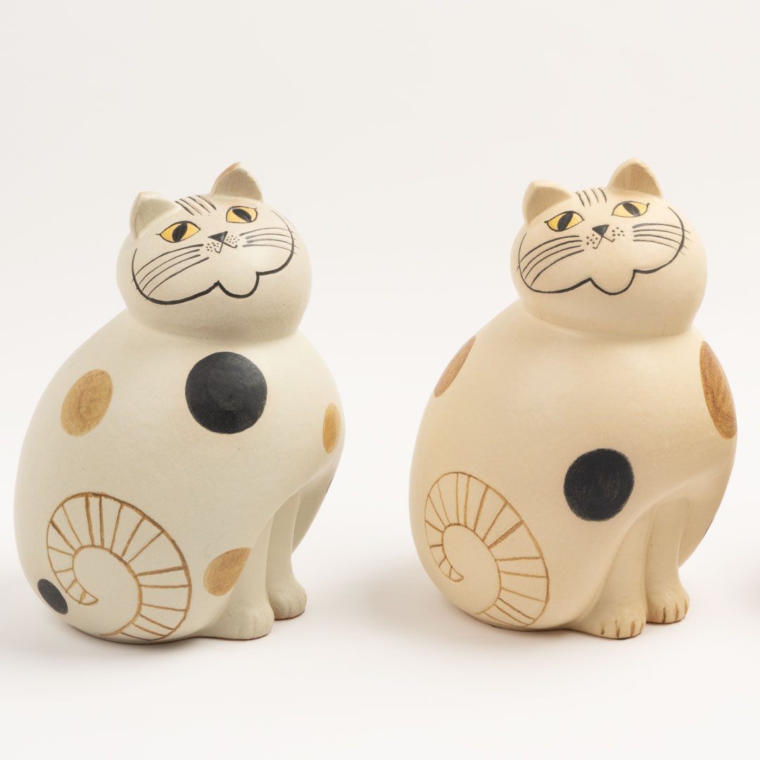 【HOT限定SALE】リサラーソン ミア mia ねこのぶち ねこの日 限定 ターコイズ グリーン 置物、オブジェ