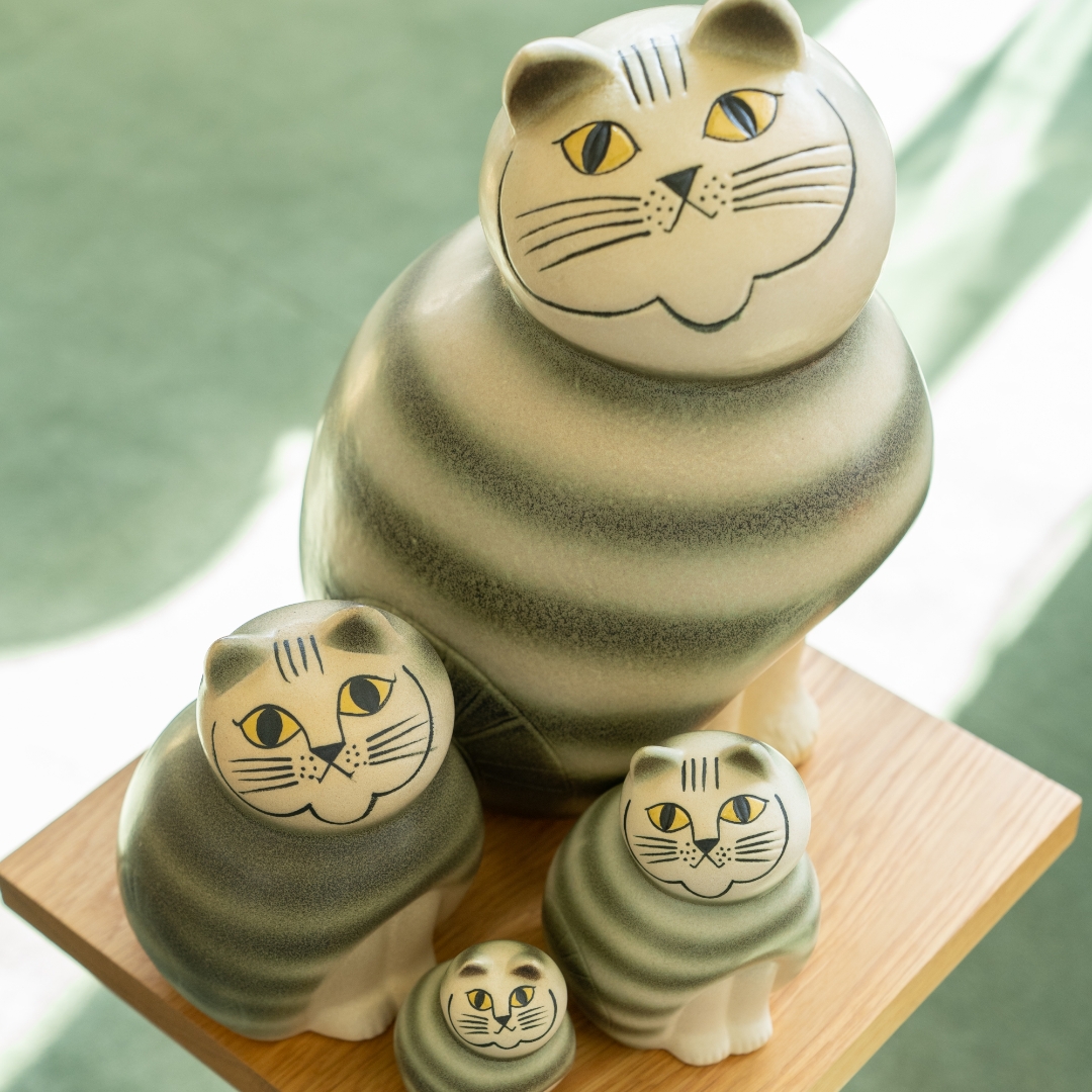 Lisa Larson リサラーソン ライオン 最終価格リサ・ラーソン ライオンと小鳥の陶器の置物のみ